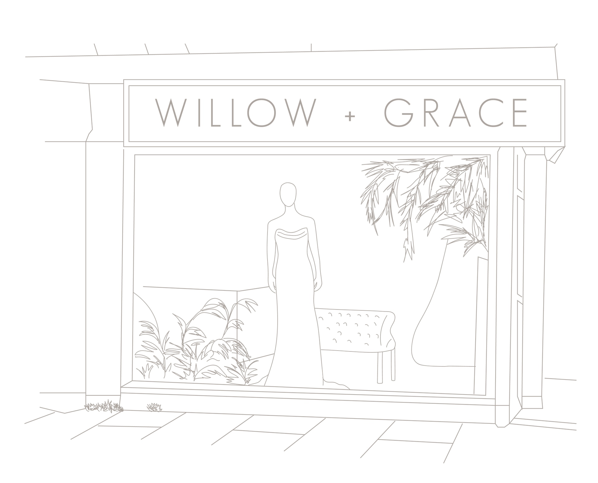 shop—website Wedding dress shopping at Willow and Grace Bridal - Peterborough